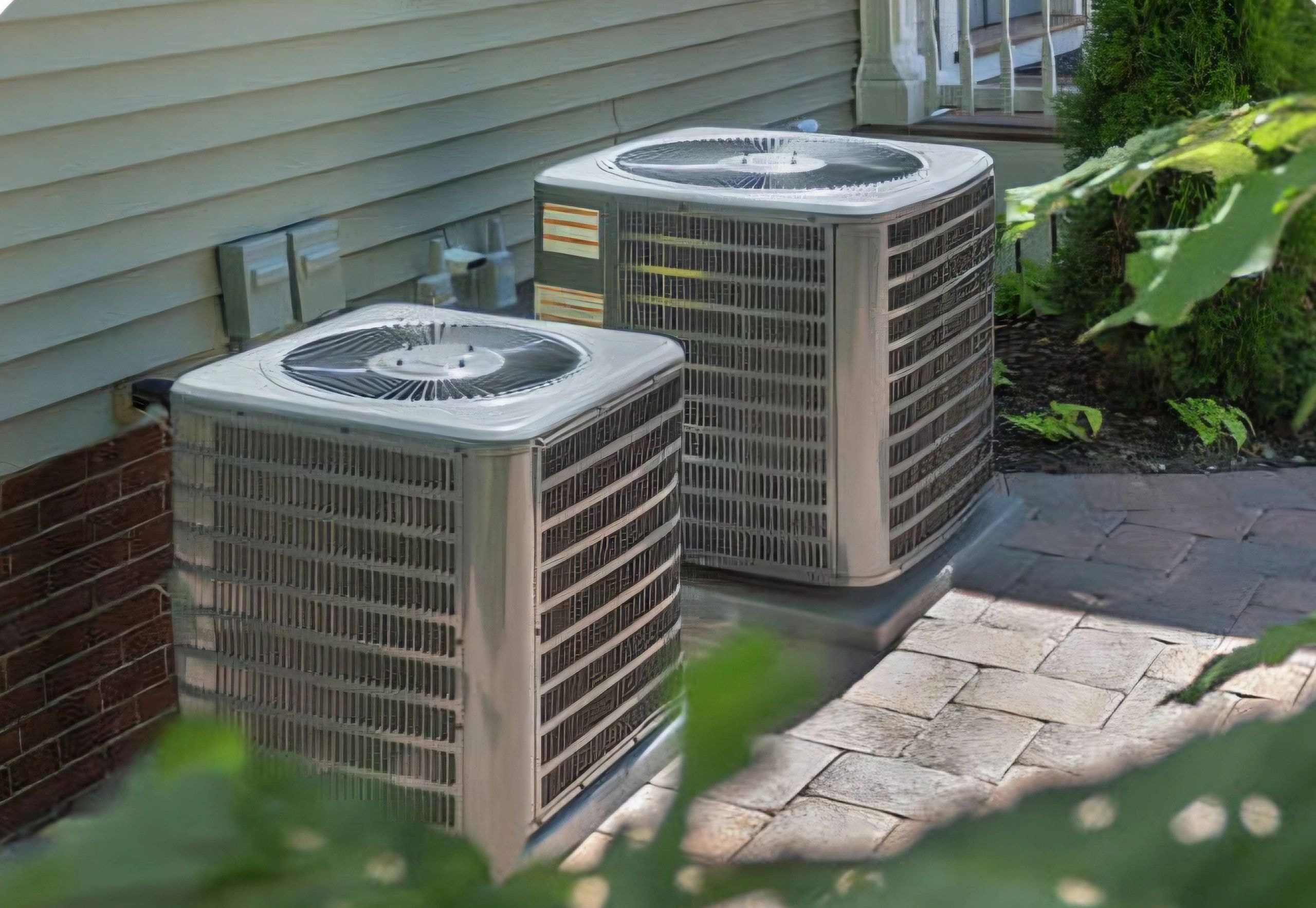 HVAC technician working on wall mounted AC unit